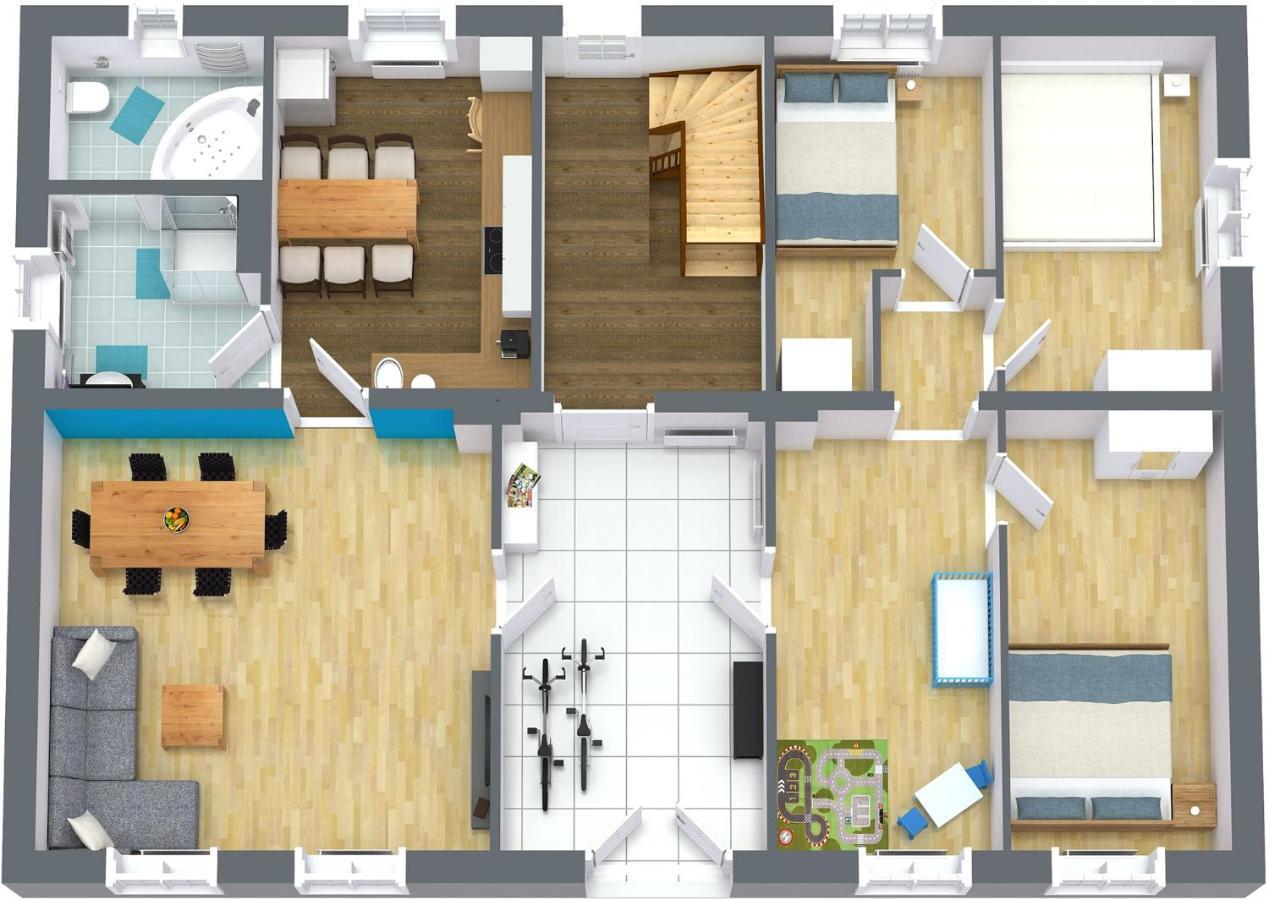 Ferienwohnung Pasewalk, 110 Qm Mit Geschirrspueler Papendorf  外观 照片